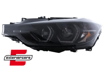 Prednja svjetla Angel Eyes LED DRL (crna) / BMW serije 3 F30 F31 limuzina karavan (10.2011-05.2015) - Slika 3