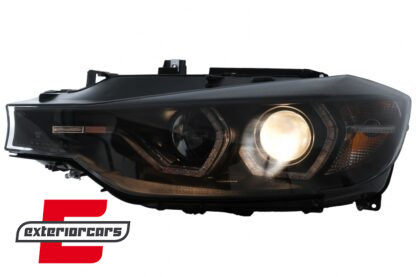 Prednja svjetla Angel Eyes LED DRL (crna) / BMW serije 3 F30 F31 limuzina karavan (10.2011-05.2015) - Slika 7
