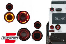 Glohh GL-2 full LED stražnja svjetla SEQ žmigavci (crvena) / Land Rover Defender L316 (1990-2016)