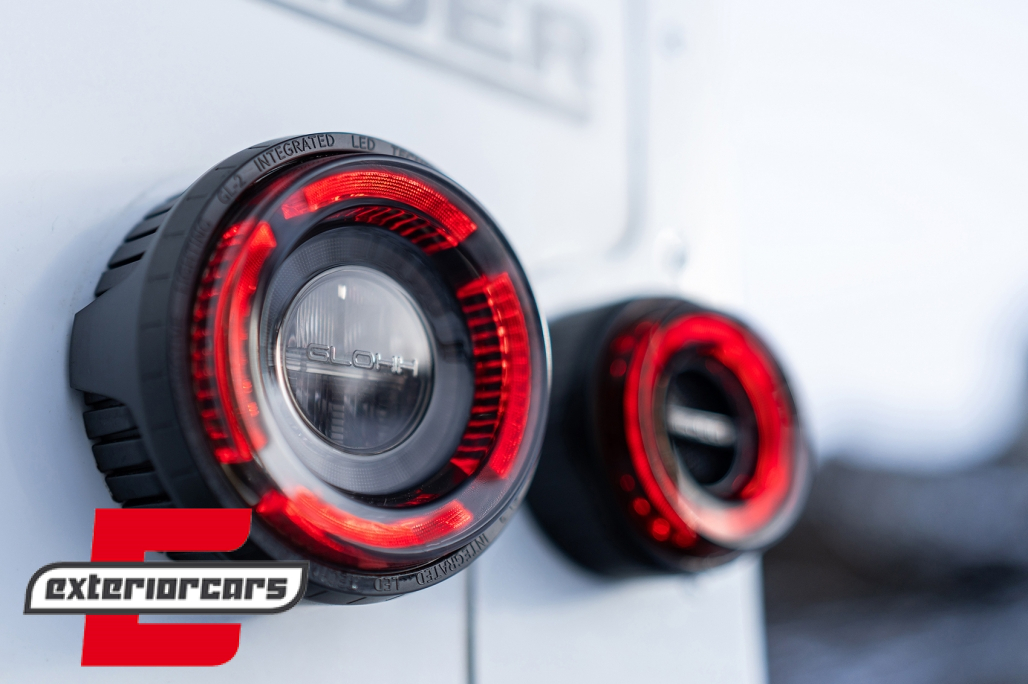 Glohh GL-2X full LED stražnja svjetla SEQ žmigavci (smoke) / Land Rover Defender L316 (1990-2016) - Slika 20