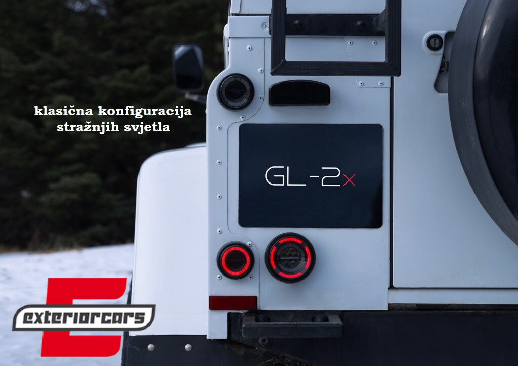 Glohh GL-2X full LED stražnja svjetla SEQ žmigavci (smoke) / Land Rover Defender L316 (1990-2016) - Slika 27