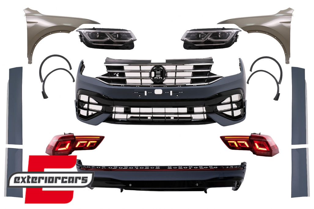 Bodykit za pretvorbu u 2021 R dizajn / VW Tiguan II Mk2 AD BW (2016-2020)
