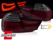 Full LED stražnja svjetla SEQ žmigavci (crvena/smoke) / BMW serije 3 E90 LCI (2008-2011) limuzina