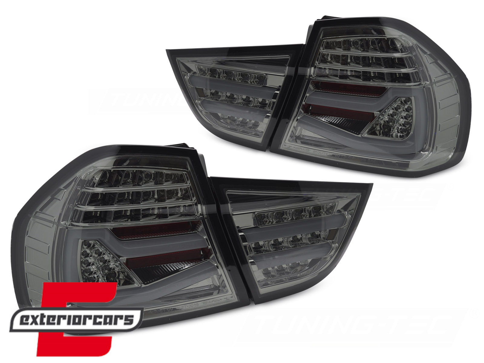Full LED stražnja svjetla SEQ žmigavci (smoke) / BMW serije 3 E90 LCI (2008-2011) limuzina - Slika 2