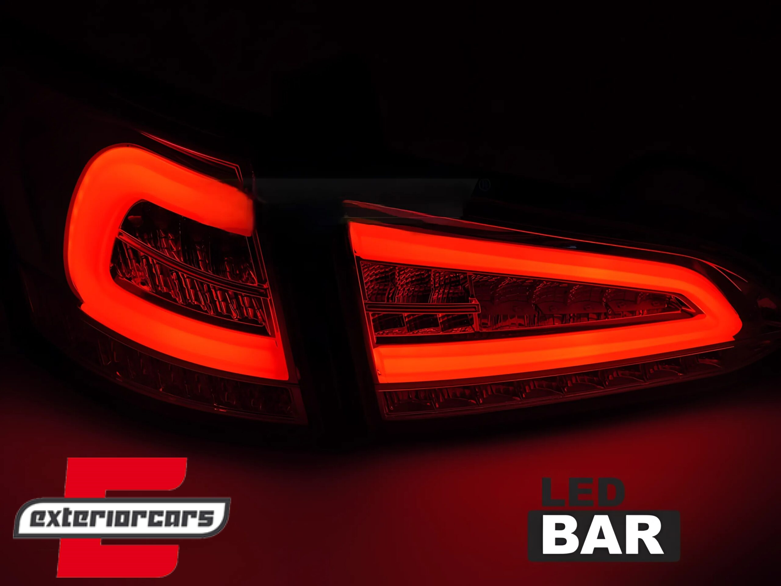 Full LED stražnja svjetla SEQ žmigavci (crvena/kristal) / Ford Focus 3 karavan (2011-2018) - Slika 3