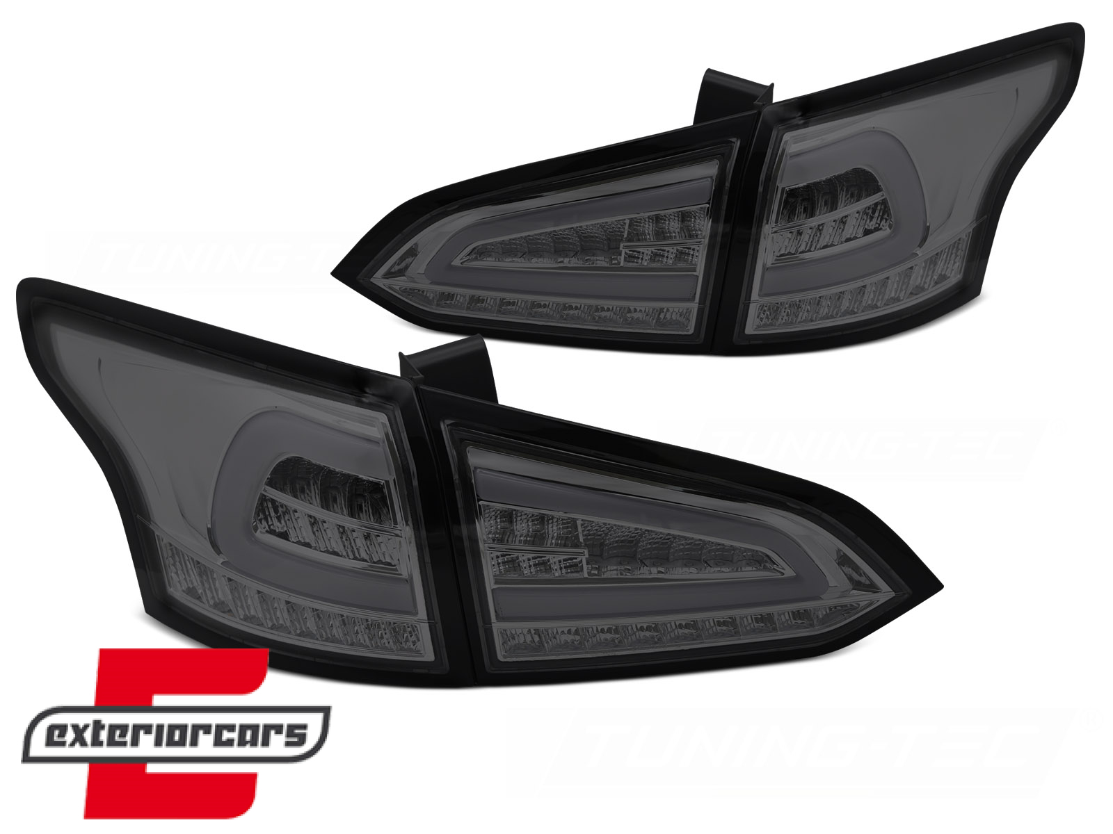 Full LED stražnja svjetla SEQ žmigavci (smoke) / Ford Focus 3 karavan (2011-2018) - Slika 2