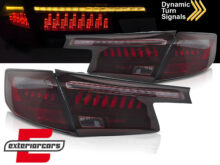 Full LED stražnja svjetla SEQ žmigavci (crvena/smoke) / Honda Civic XI (2021-)