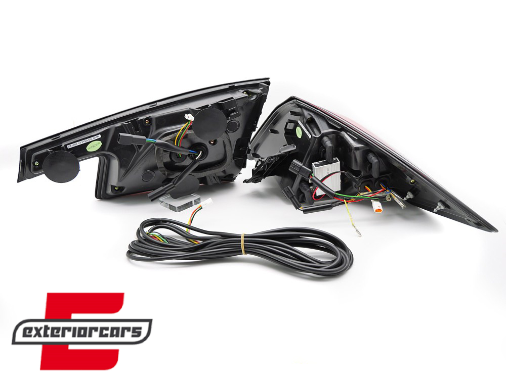Full LED stražnja svjetla SEQ žmigavci (crvena/smoke) / Honda Civic XI (2021-) - Slika 5
