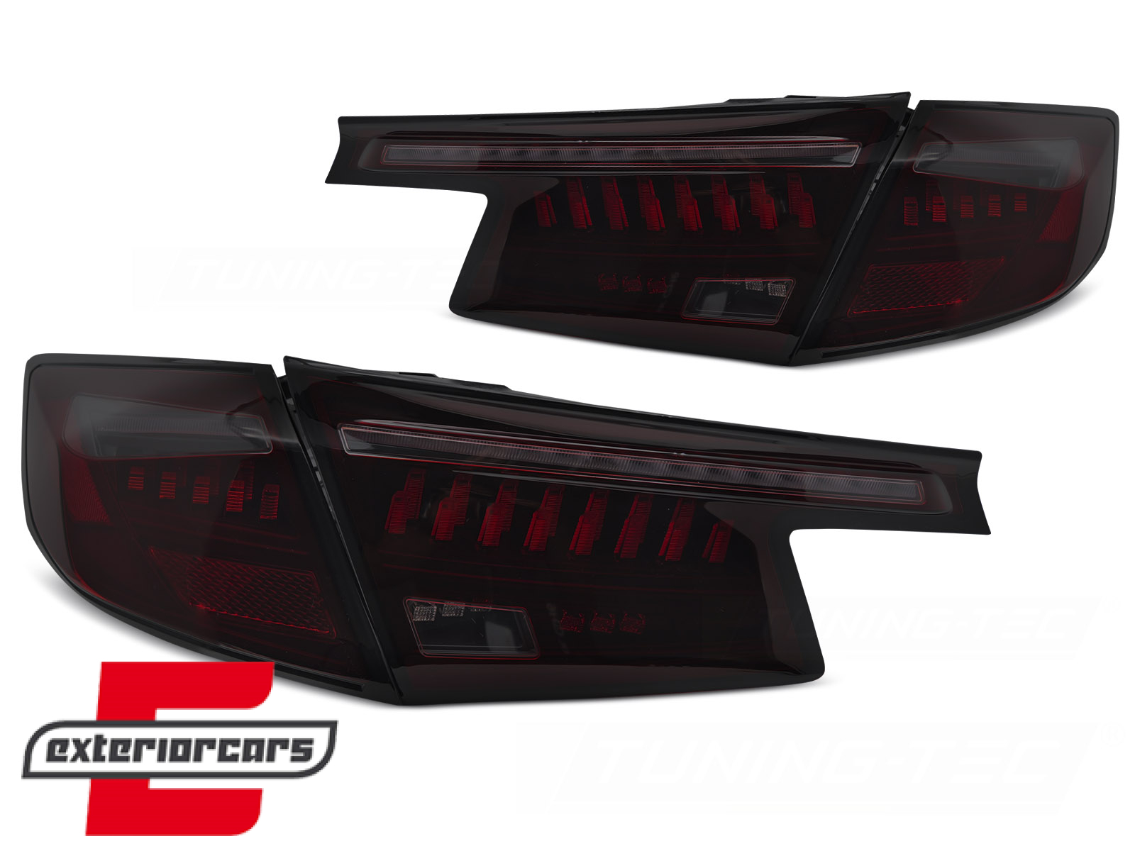 Full LED stražnja svjetla SEQ žmigavci (crna/crvena/smoke) / Honda Civic XI (2021-) - Slika 2