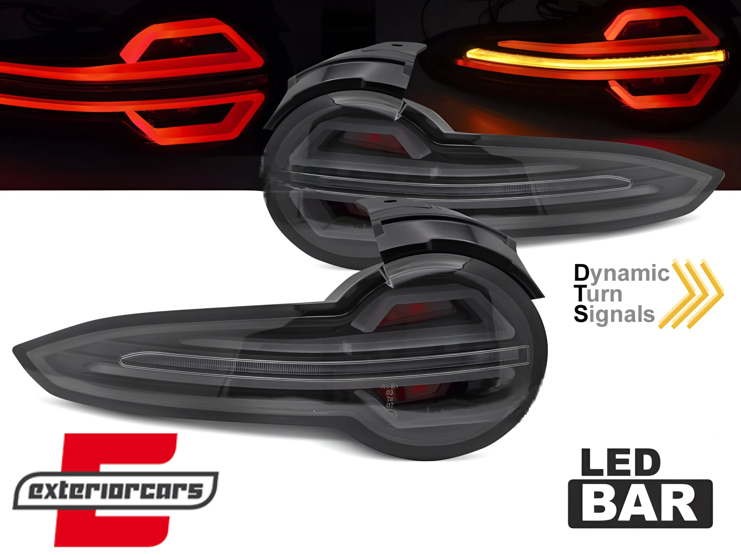 Full LED stražnja svjetla SEQ žmigavci (crna) / Mazda MX-5 (2015-2023)