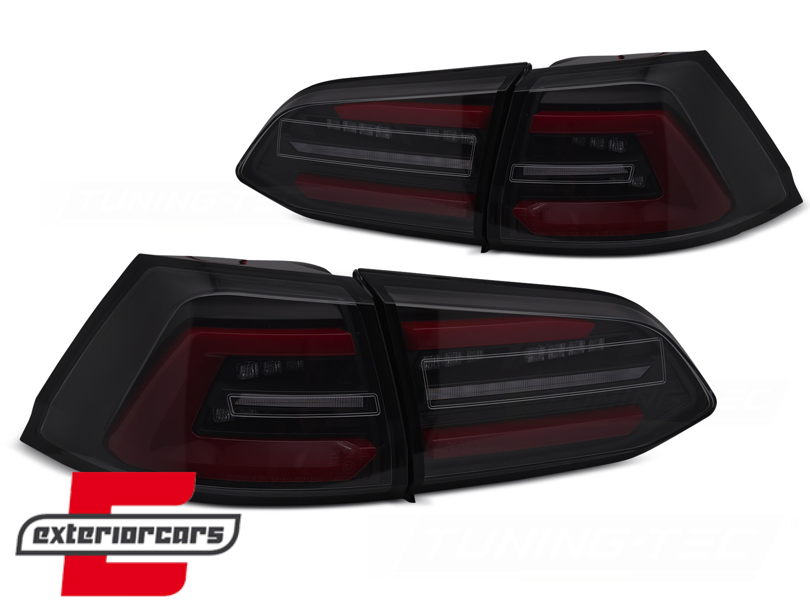 Full LED stražnja svjetla SEQ žmigavci (smoke/bijela/crvena) / VW Golf 7 (2013-2017) karavan - Slika 2