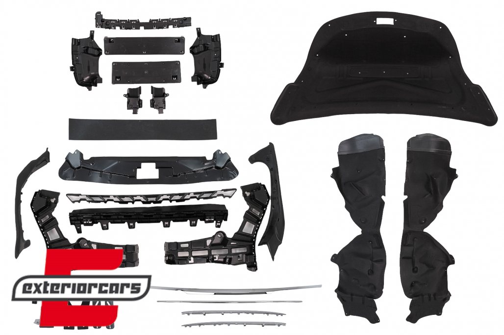 Bodykit za pretvorbu u W223 Maybach dizajn / Mercedes S-klasa W221 (2005-2013) - Slika 59