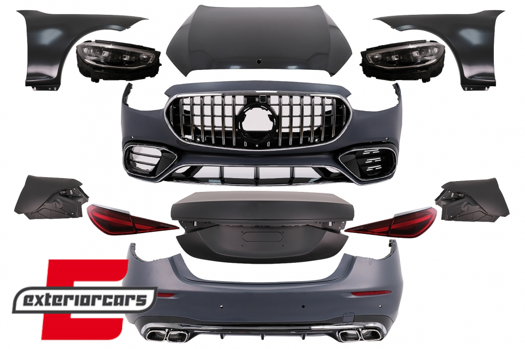 Bodykit za pretvorbu u W223 S63 AMG dizajn / Mercedes S-klasa W221 (2005-2013)
