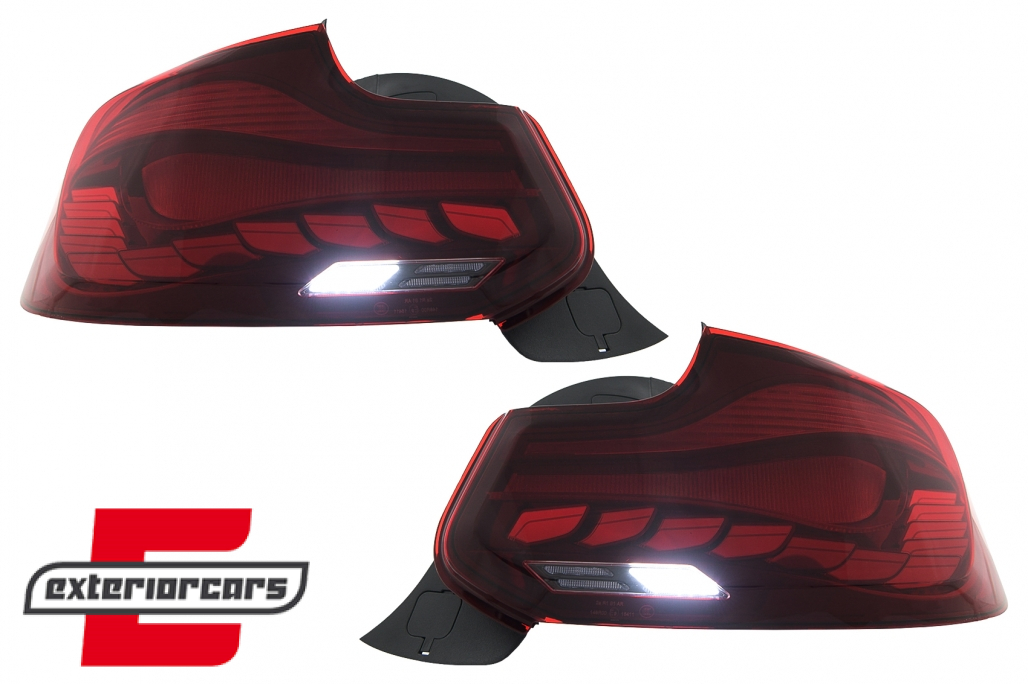 OLED Full LED stražnja svjetla SEQ žmigavci (crvena) / BMW serije 2 F22 F23 M2 F87 (2013-2021) - Slika 11