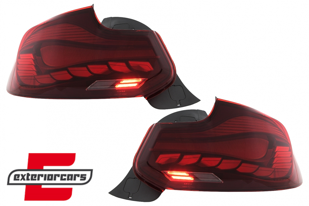 OLED Full LED stražnja svjetla SEQ žmigavci (crvena) / BMW serije 2 F22 F23 M2 F87 (2013-2021) - Slika 14