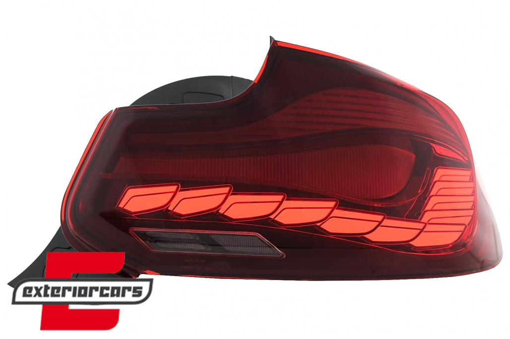 OLED Full LED stražnja svjetla SEQ žmigavci (crvena) / BMW serije 2 F22 F23 M2 F87 (2013-2021) - Slika 3