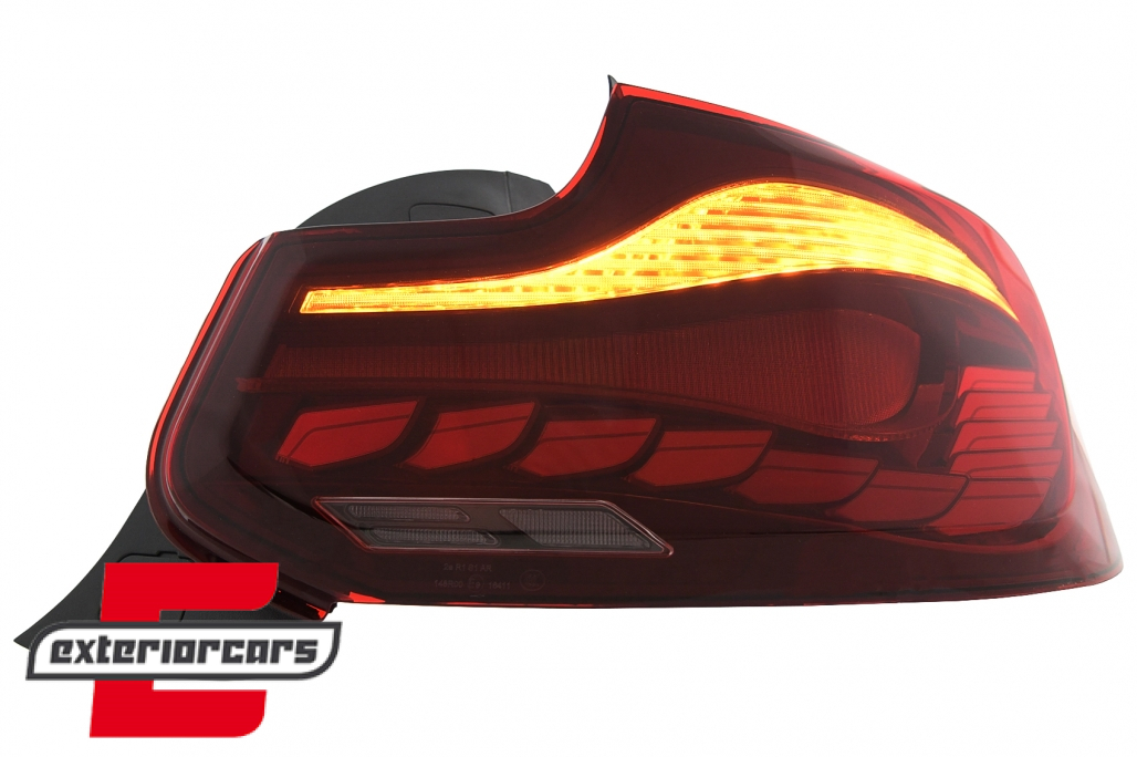 OLED Full LED stražnja svjetla SEQ žmigavci (crvena) / BMW serije 2 F22 F23 M2 F87 (2013-2021) - Slika 6