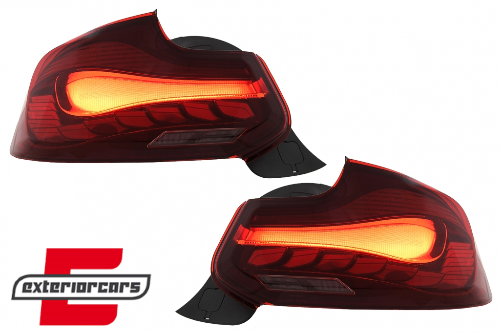 OLED Full LED stražnja svjetla SEQ žmigavci (crvena) / BMW serije 2 F22 F23 M2 F87 (2013-2021) - Slika 8