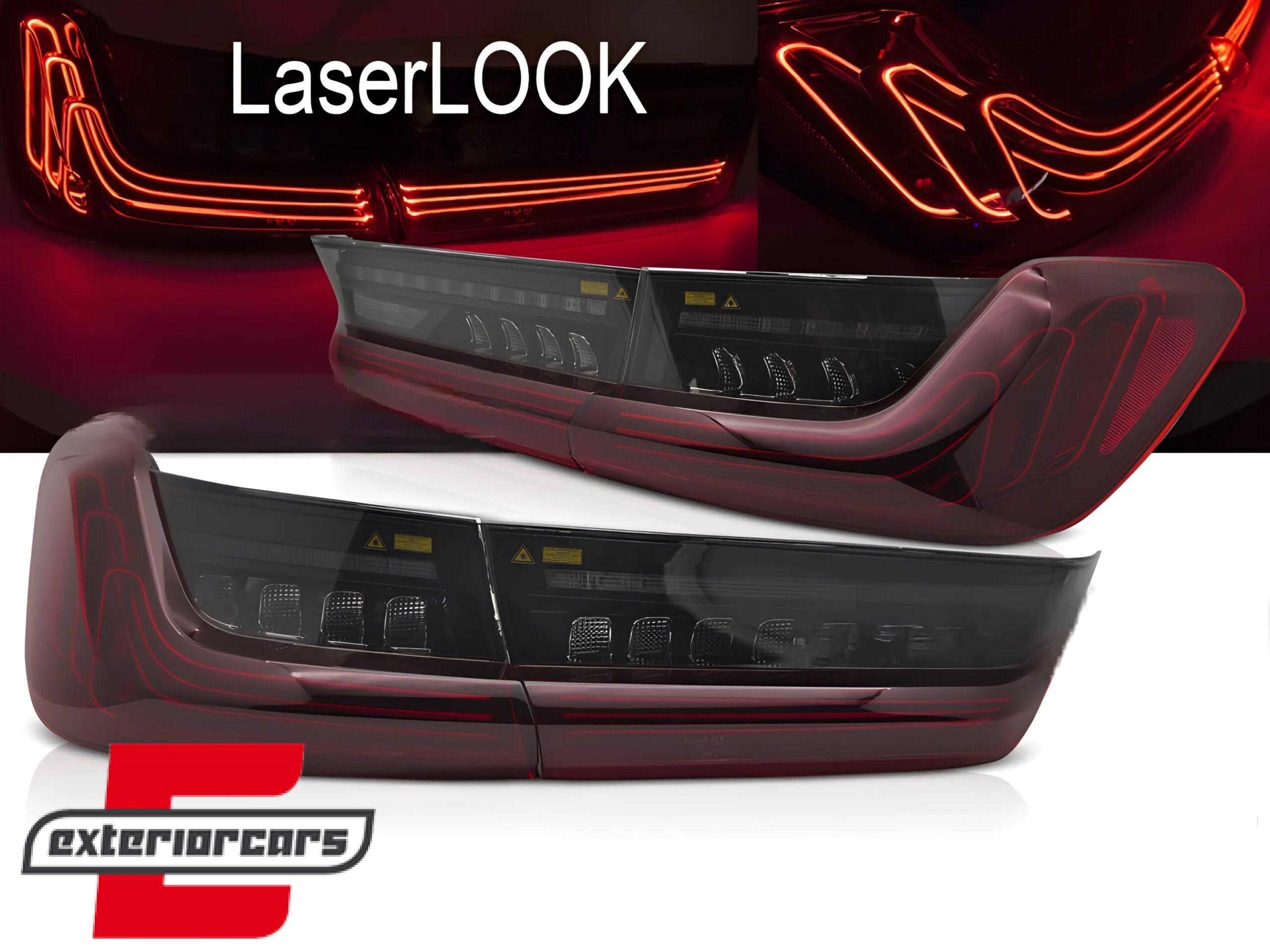 Full LED stražnja svjetla LASER look (crvena) / BMW serije 3 G20 limuzina (2018-2022)