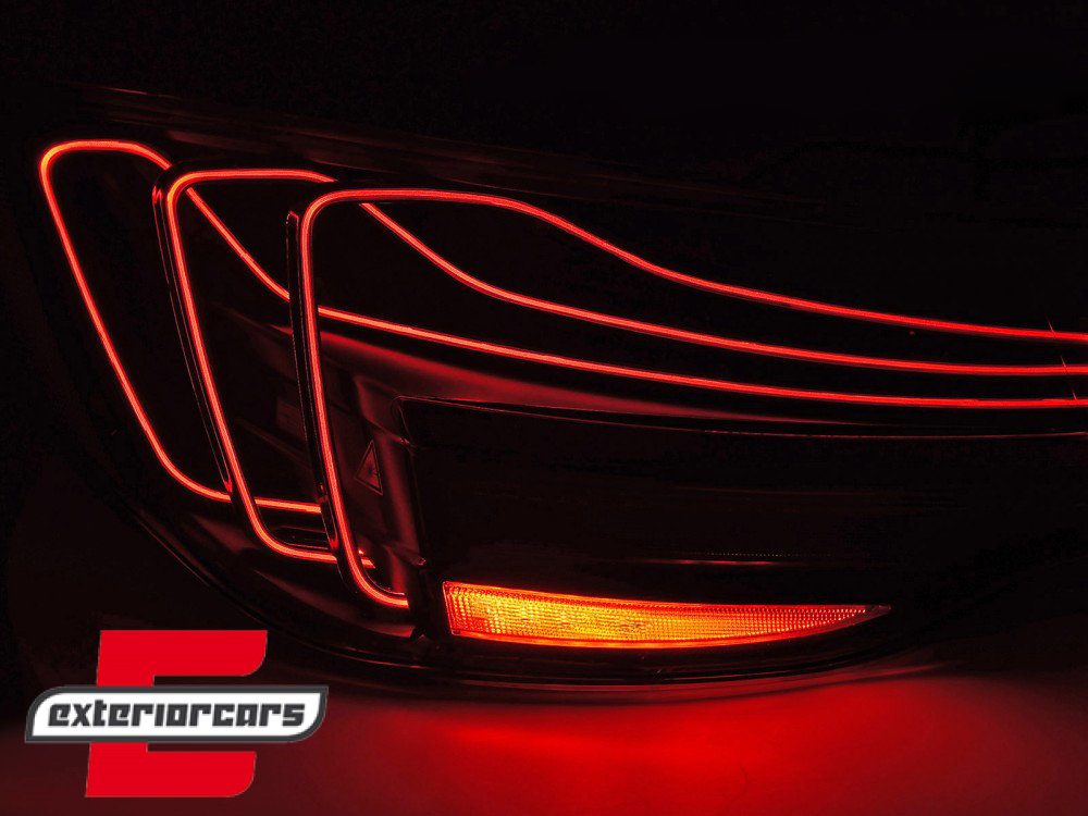 Full LED stražnja svjetla SEQ žmigavci LASER look (crvena) / BMW serije 4 G22 G23 (2020-) - Slika 3