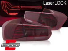 Full LED stražnja svjetla SEQ žmigavci LASER look (crvena) / BMW serije 3 F30 F35 F80 (2011-2019)