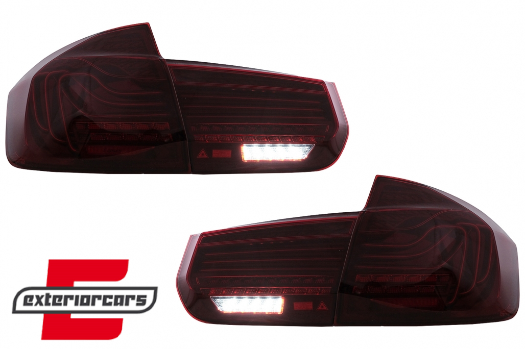 Full LED stražnja svjetla SEQ žmigavci LASER look (crvena) / BMW serije 3 F30 F35 F80 (2011-2019) - Slika 11