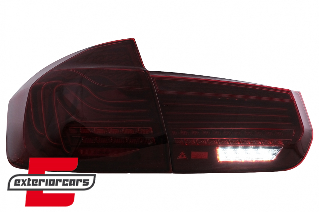 Full LED stražnja svjetla SEQ žmigavci LASER look (crvena) / BMW serije 3 F30 F35 F80 (2011-2019) - Slika 12