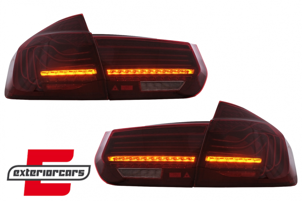 Full LED stražnja svjetla SEQ žmigavci LASER look (crvena) / BMW serije 3 F30 F35 F80 (2011-2019) - Slika 14
