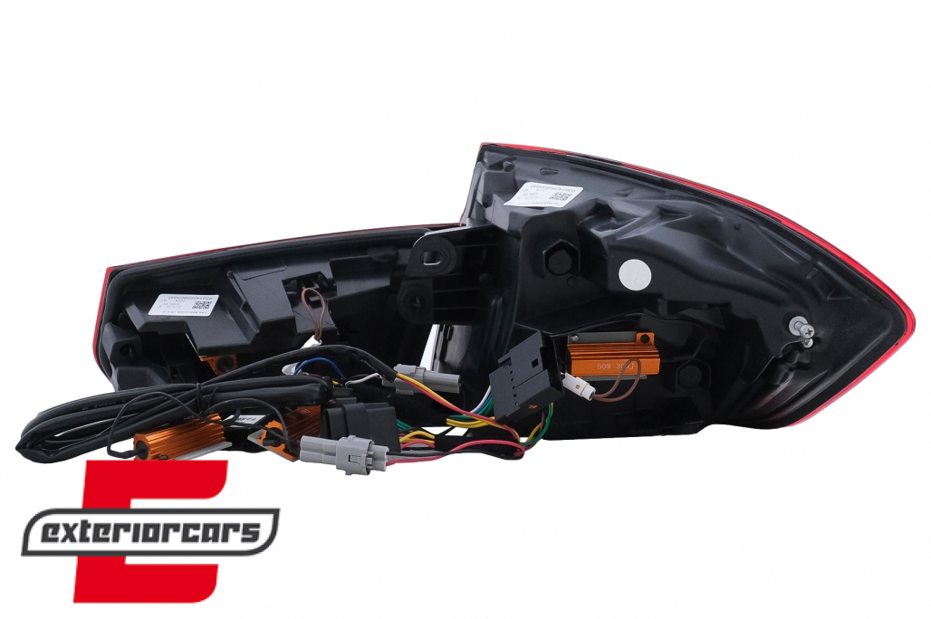 Full LED stražnja svjetla SEQ žmigavci LASER look (crvena) / BMW serije 3 F30 F35 F80 (2011-2019) - Slika 21