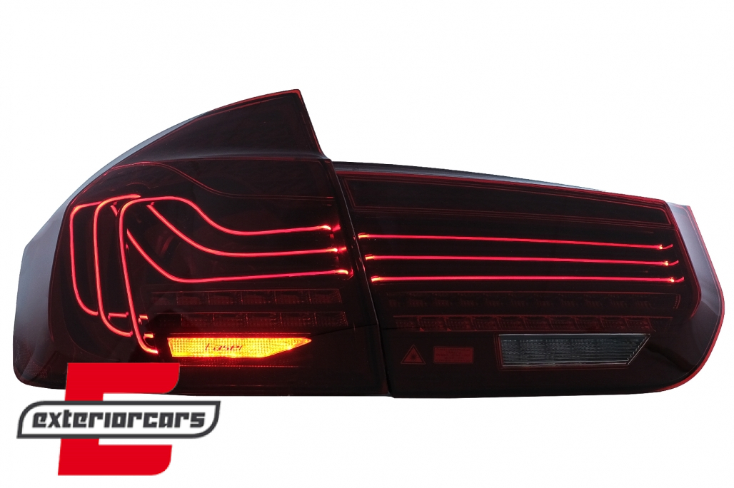 Full LED stražnja svjetla SEQ žmigavci LASER look (crvena) / BMW serije 3 F30 F35 F80 (2011-2019) - Slika 3