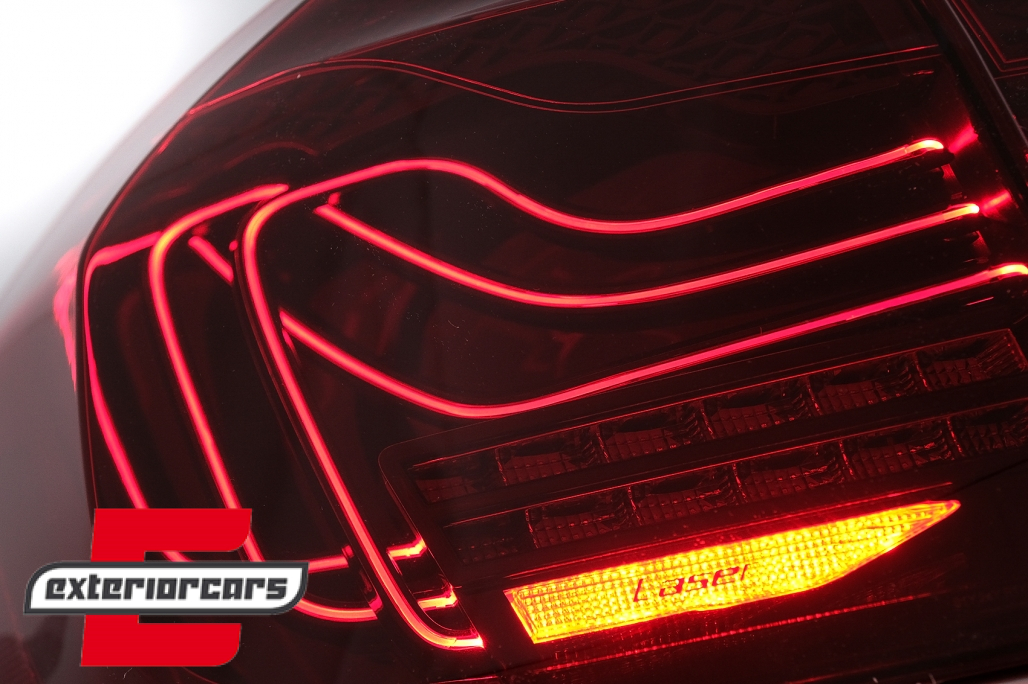 Full LED stražnja svjetla SEQ žmigavci LASER look (crvena) / BMW serije 3 F30 F35 F80 (2011-2019) - Slika 4