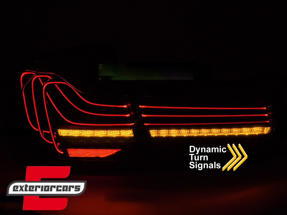 Full LED stražnja svjetla SEQ žmigavci LASER look (smoke) / BMW serije 3 F30 F35 F80 (2011-2019) - Slika 4
