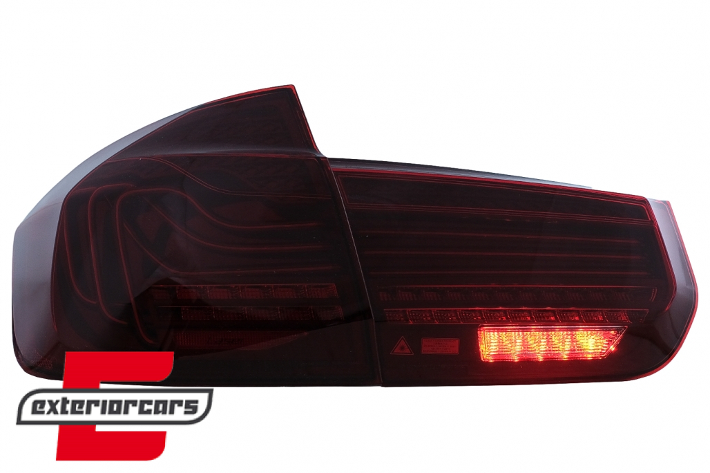 Full LED stražnja svjetla SEQ žmigavci LASER look (crvena) / BMW serije 3 F30 F35 F80 (2011-2019) - Slika 6
