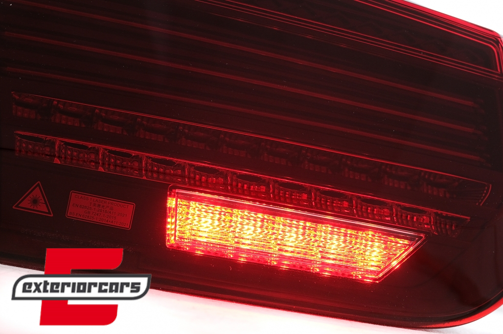 Full LED stražnja svjetla SEQ žmigavci LASER look (crvena) / BMW serije 3 F30 F35 F80 (2011-2019) - Slika 7
