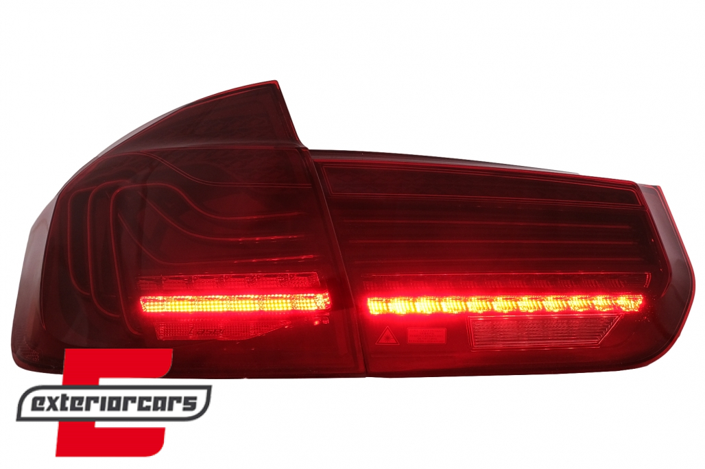 Full LED stražnja svjetla SEQ žmigavci LASER look (crvena) / BMW serije 3 F30 F35 F80 (2011-2019) - Slika 9