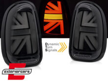 Full LED stražnja svjetla SEQ žmigavci JCW dizajn (smoke) / MINI COOPER R60 COUNTRYMAN (2010-2016)