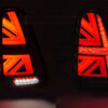 Full LED stražnja svjetla JCW dizajn (crvena) / MINI COOPER R50 R52 R53 (2001-2008) - Slika 5