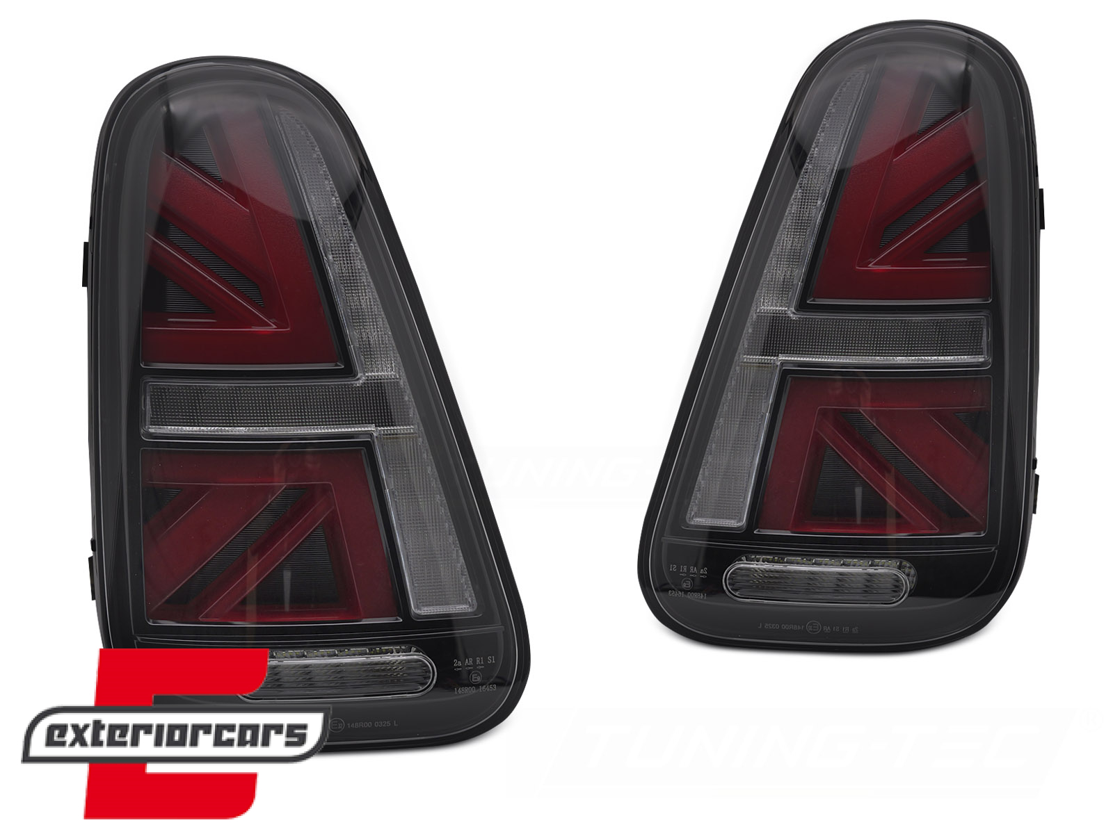 Full LED stražnja svjetla JCW dizajn (smoke) / MINI COOPER R50 R52 R53 (2001-2008) - Slika 2