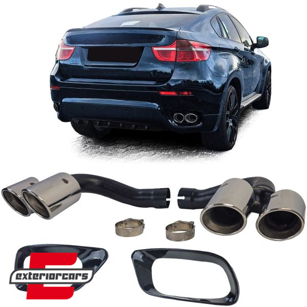 Nastavci auspuha Sport dizajn (chrome) / BMW X6 E71 (2008-2014) - Slika 6