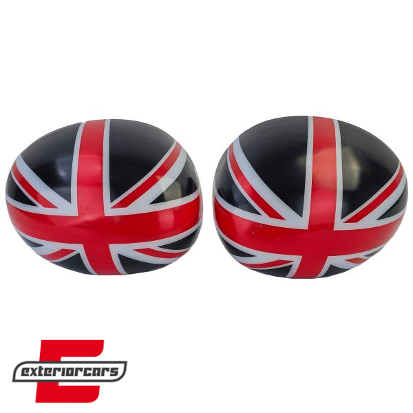Poklopci poklopca retrovizora Union Jack dizajn (crna/crvena) / MINI III F54 F55 F56 F57 (2014-2020) - Slika 3