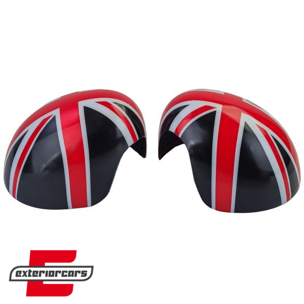Poklopci poklopca retrovizora Union Jack dizajn (crna/crvena) / MINI III F54 F55 F56 F57 (2014-2020) - Slika 4