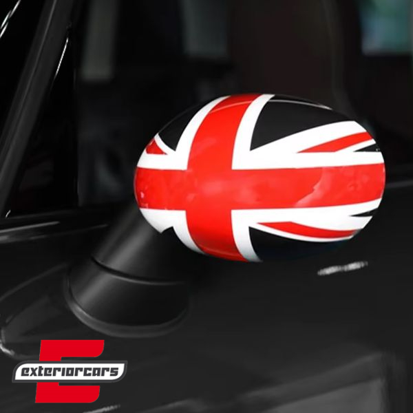 Poklopci poklopca retrovizora Union Jack dizajn (crna/crvena) / MINI III F54 F55 F56 F57 (2014-2020) - Slika 7
