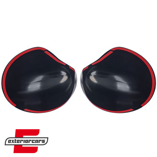 Poklopci poklopca retrovizora Performance dizajn (crvena/crna) / MINI III F54 F55 F56 F57 (2014-2020) - Slika 6