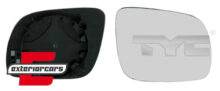 Staklo retrovizora (desna strana) / Seat Arosa Leon Toledo Cordoba Ibiza + VW Bora Golf 4 Lupo Passat Polo (1996-2006)