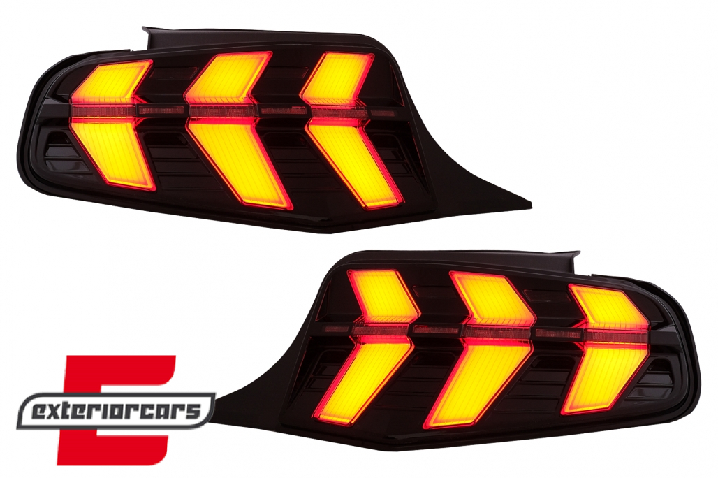 Full LED stražnja svjetla SEQ žmigavci (smoke) / Ford Mustang V (2010-2012)