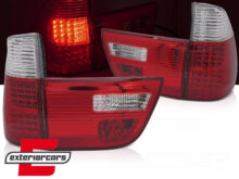 LED stražnja svjetla (crvena/kristal) / BMW X5 E53 (1999-2003)
