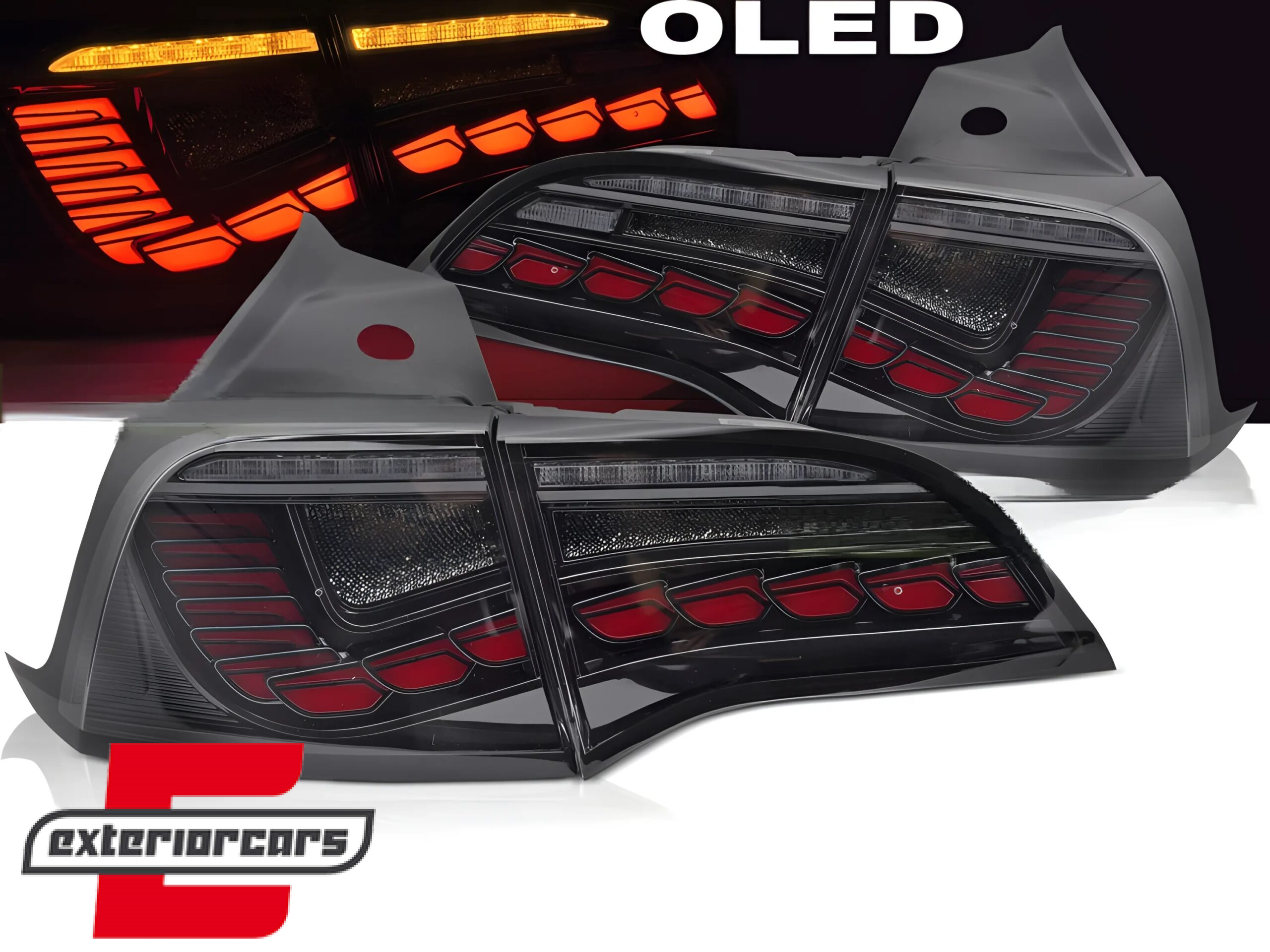OLED Full LED stražnja svjetla SEQ žmigavci / Tesla Model 3 (2017-2023) Model Y (2020-2023)