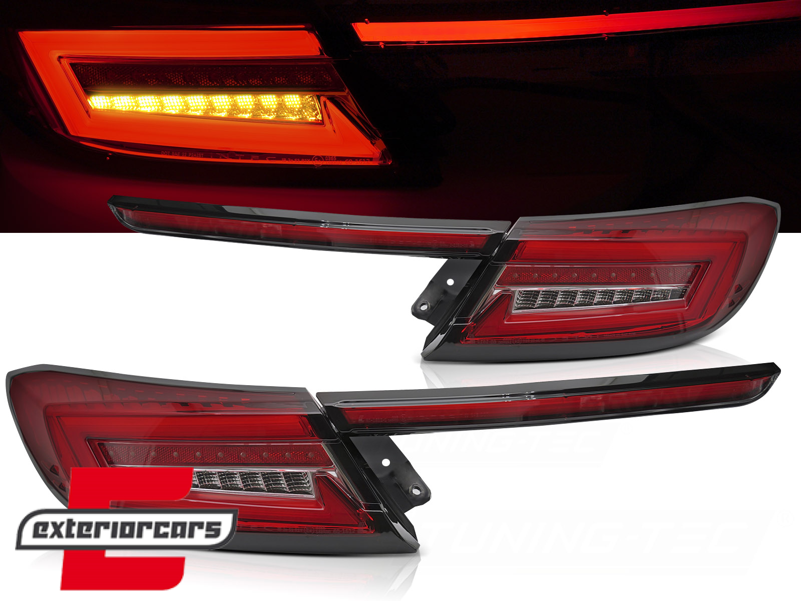 Full LED stražnja svjetla SEQ žmigavci (crvena/kristal) / Toyota GR86 (2021-)