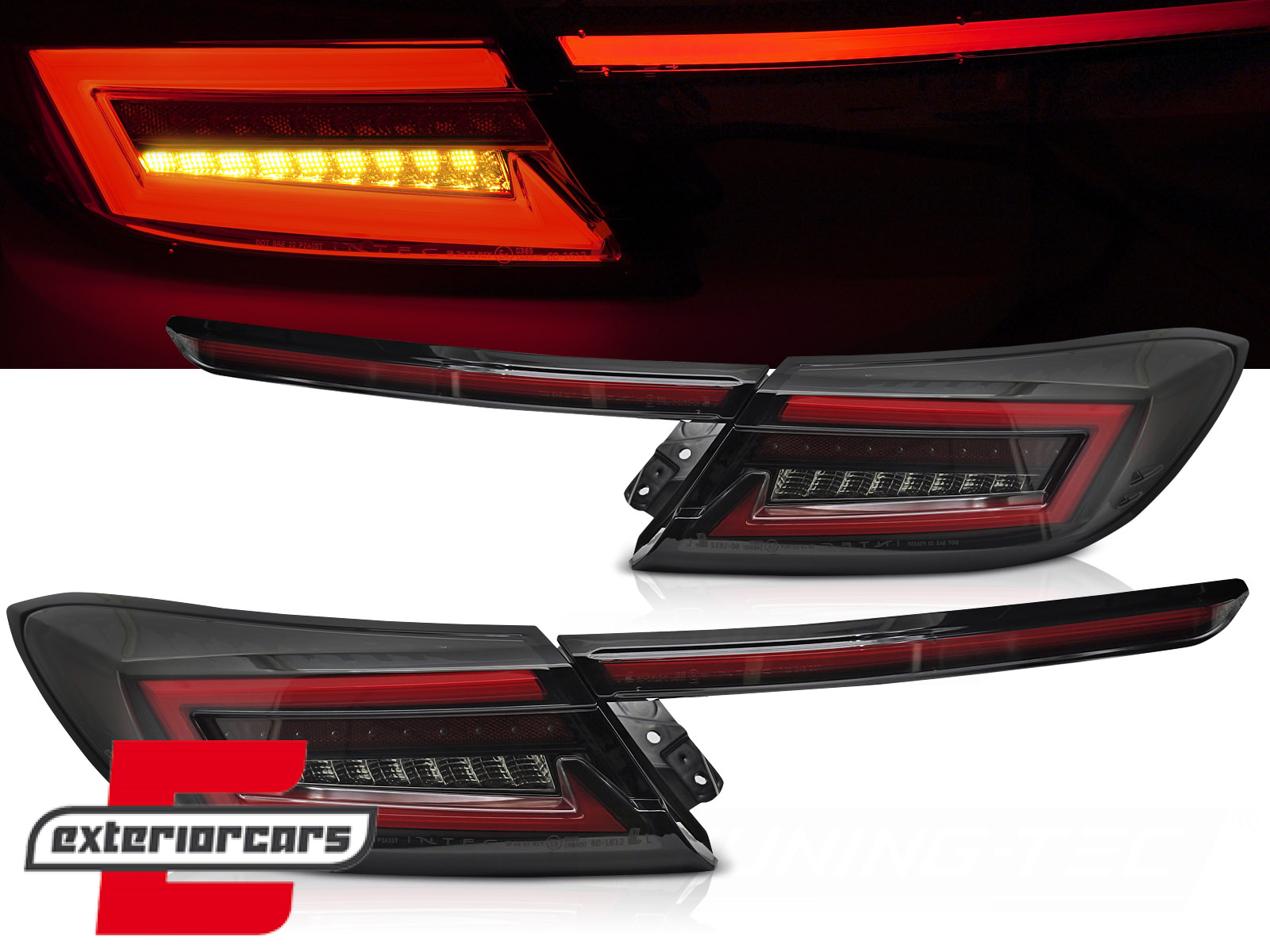 Full LED stražnja svjetla SEQ žmigavci (crna/smoke) / Toyota GR86 (2021-)