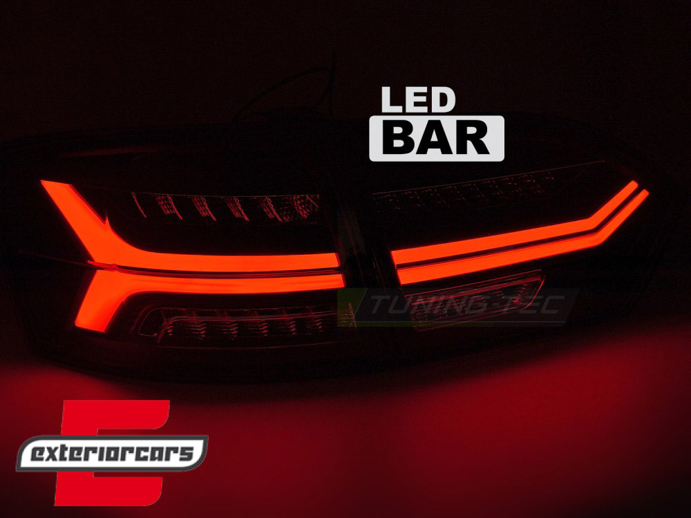 Full LED stražnja svjetla SEQ žmigavci (smoke) / VW Jetta Mk6 VI (2011-2014) - Slika 3